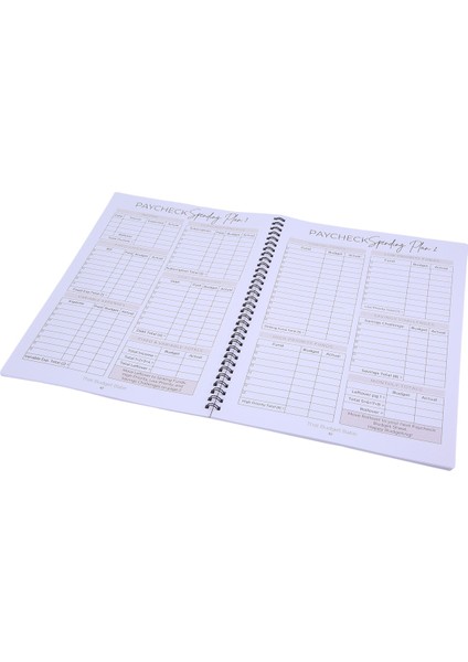 Adet 12 Aylık Tarihsiz Bütçe Planlayıcısı, Aylık Defter Fatura Düzenleyicisi, Ev Finans Parası (Kalemsiz) (Yurt Dışından)