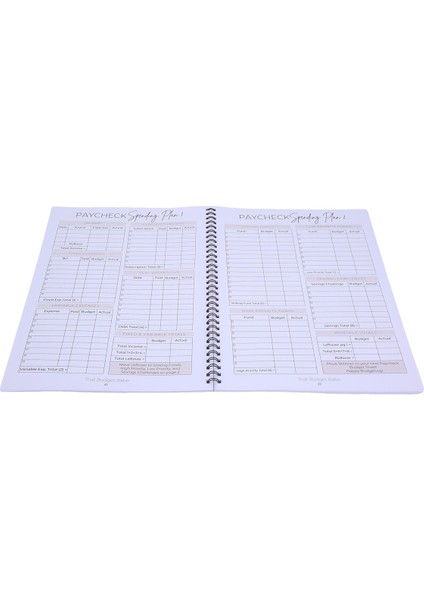 Adet 12 Aylık Tarihsiz Bütçe Planlayıcısı, Aylık Defter Fatura Düzenleyicisi, Ev Finans Parası (Kalemsiz) (Yurt Dışından)