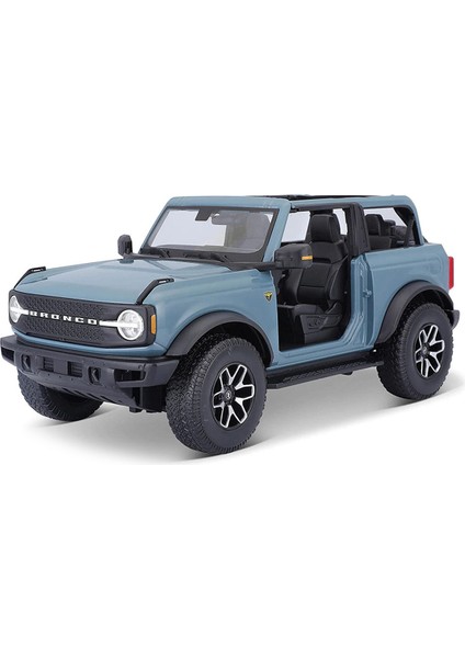 Ford Bronco Badlands 2021 1/18 Mavi Model Araba