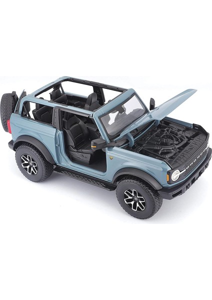 Ford Bronco Badlands 2021 1/18 Mavi Model Araba