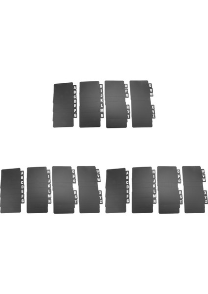 78 Adet Vinil Plak Bölücüler DVD Alfabetik Az Düzenleyici Alfabe ile (Yurt Dışından)