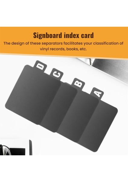 78 Adet Vinil Plak Bölücüler DVD Alfabetik Az Düzenleyici Alfabe ile (Yurt Dışından) fırsatları