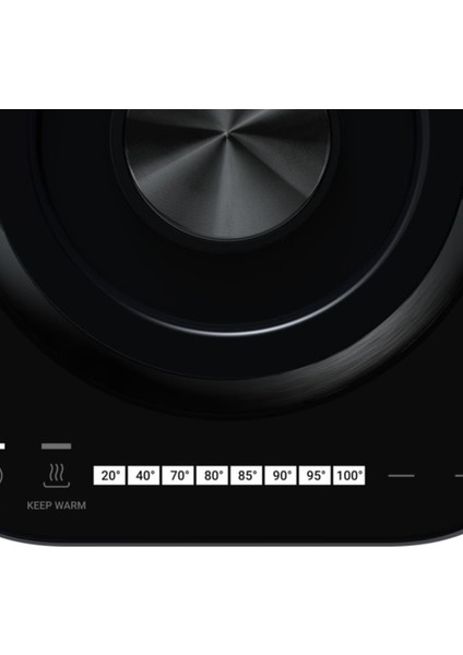 HKE5A 011 Siyah Paslanmaz Çelik Kettle Su Isıtıcısı