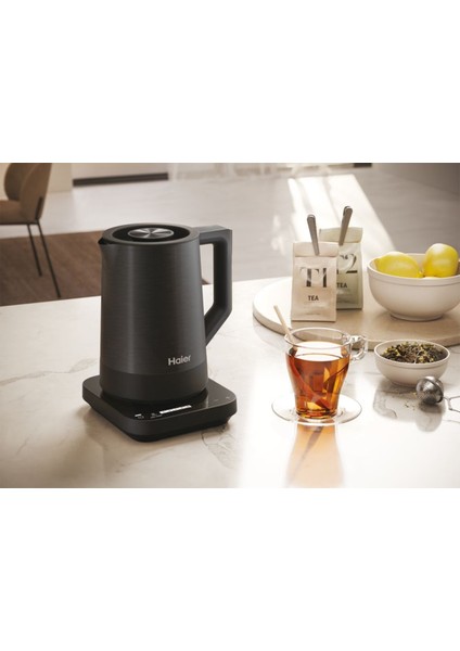 HKE5A 011 Siyah Paslanmaz Çelik Kettle Su Isıtıcısı