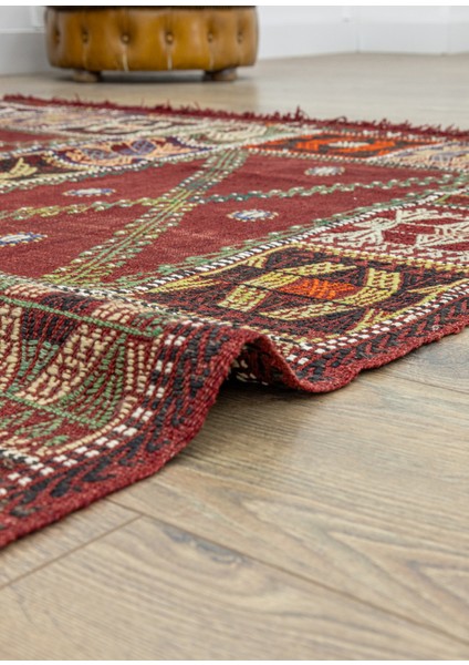 Klark Bordo El Dokuma Kilim 144X196 cm indirimleri