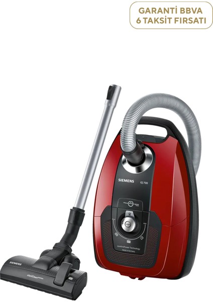 IQ700 Kırmızı Toz Torbalı Süpürge VSC7X300