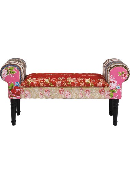 Wing Patchwork Kırmızı Bench