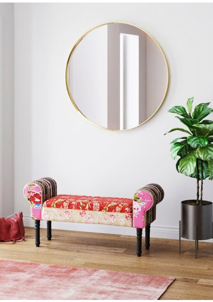 Wing Patchwork Kırmızı Bench