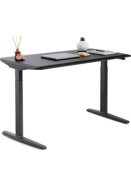 U-Do Sit&stand Yükseklik Ayarlı Hafızalı Bluetooth Kumandalı Siyah Çalışma Masası