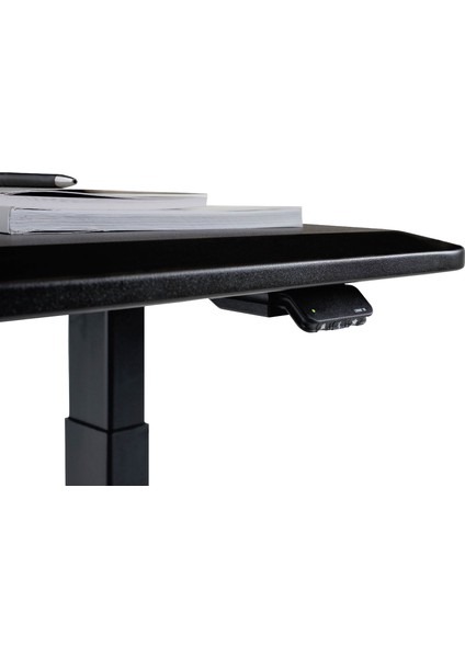 U-Do Sit&stand Yükseklik Ayarlı Hafızalı Bluetooth Kumandalı Siyah Çalışma Masası