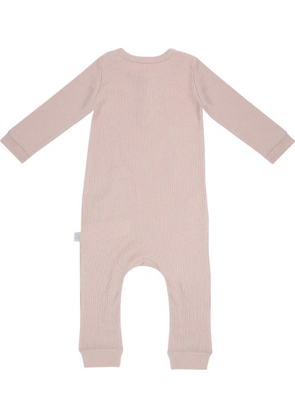 Modal Kumaş Pembe Bebek ve Çocuk Tulum