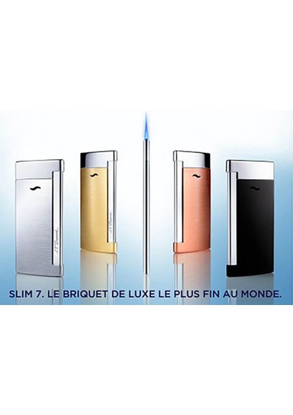 Slim 7 027700 Krom Parlak Siyah Puro Çakmağı