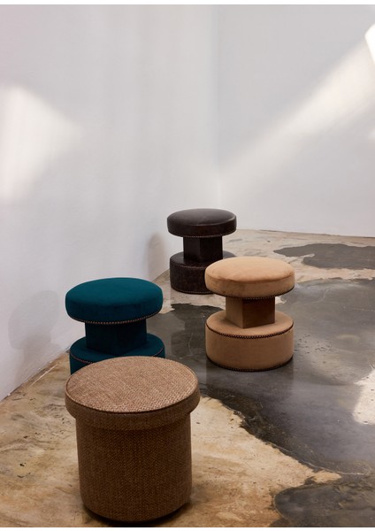 Nova Stool Bej Puf