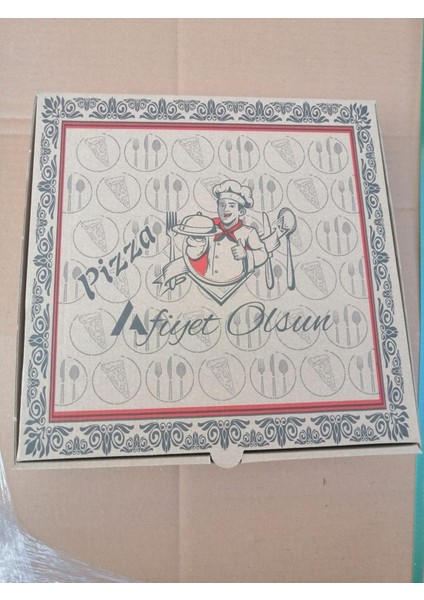 Pizza Kutusu 26 cm Baskılı 26x26X4
