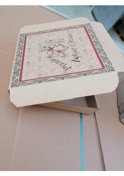 Pizza Kutusu 26 cm Baskılı 26x26X4 fiyatları