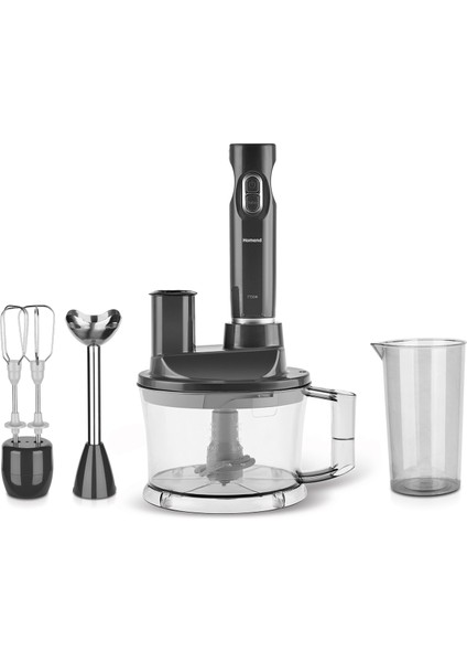 Functionall 2843H Antrasit 5 Fonksiyonlu Mutfak Robotu 1700W