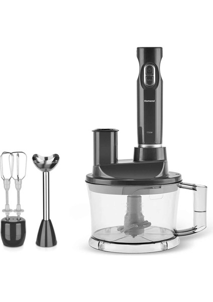 Functionall 2843H Antrasit 5 Fonksiyonlu Mutfak Robotu 1700W modelleri