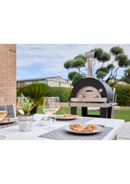 Gri Çelik Gazlı Single Pizza Fırını modelleri