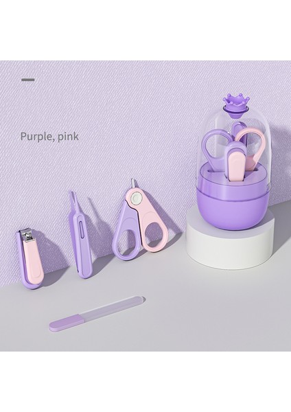 Crown Baby Tırnak Makası 4 Parça Set (Yurt Dışından)
