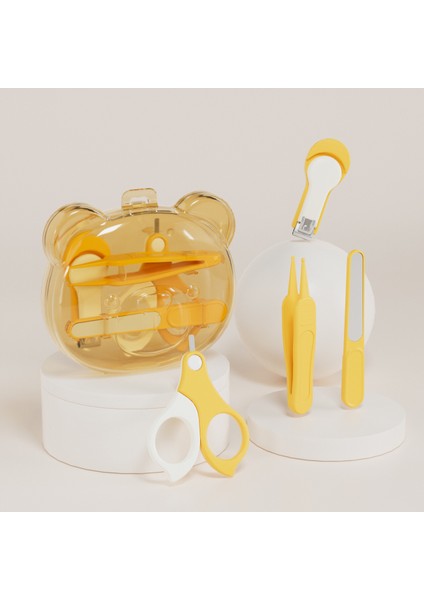 Bear Baby Care Tırnak Makası 4'lü Set (Yurt Dışından)