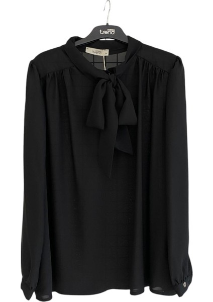 Kadın Ön Bağlama Detaylı Gömlek Tunik 25YT303