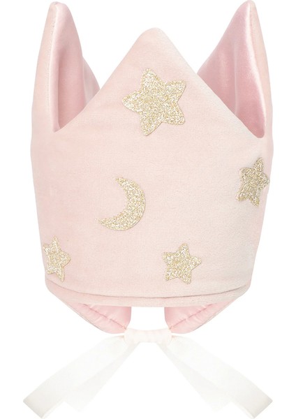 Stars & Moon Pembe Taç