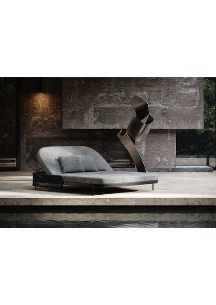 Miura Nightfall Antrasit Alüminyum Daybed Bahçe Koltuğu fiyatları