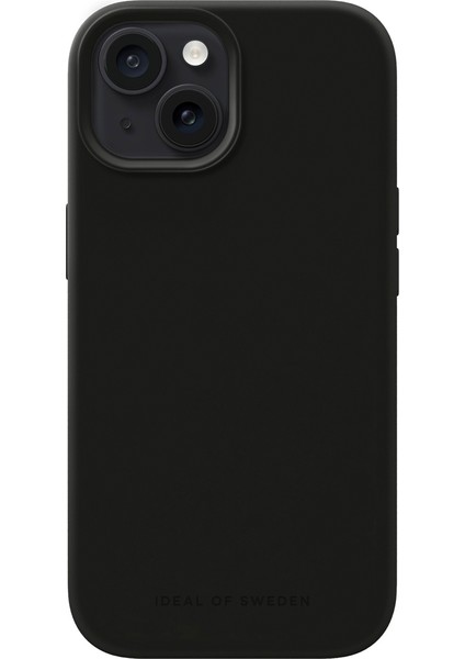 iPhone 15 Uyumlu Siyah Silikon Kılıf