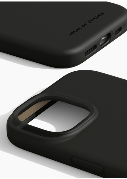 iPhone 15 Uyumlu Siyah Silikon Kılıf