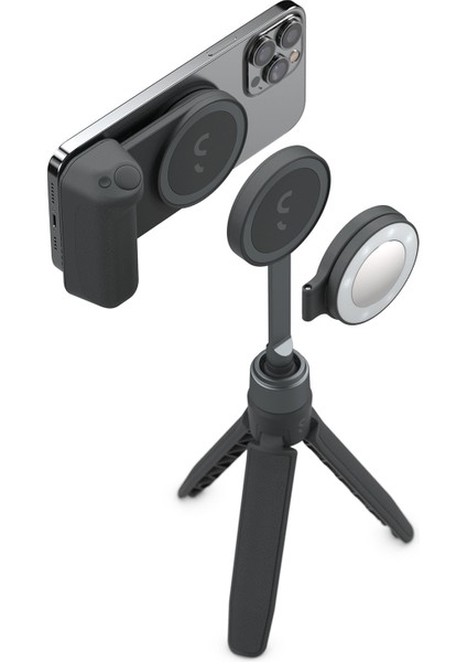 Snapgrip Siyah Magsafe Powerbank Özellikli Fotoğraf ve Video Çekim Seti