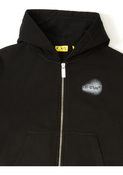 Siyah Kapüşonlu Erkek Çocuk Sweatshirt