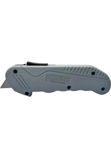Emniyetli Maket Bıçağı Naxoflex Otomatik Geri Çekmeli Kesici Paslanmaz Bıçak Pratik Gövde