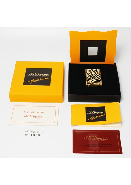 17305 2001 Fantaisies Zebra Limited Edition Sarı Çakmak