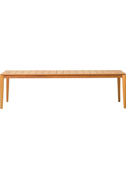 Alceus Iroko Kahverengi Bahçe Masası 240X105 cm