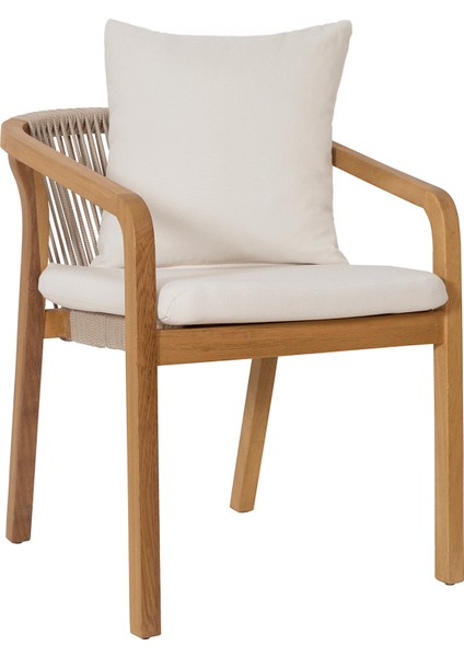 Noli Natural Ekru Iroko Sandalye