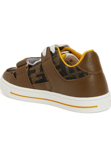 Kahverengi Çocuk Deri Sneaker modelleri