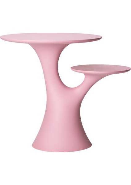 Rabbit Tree Pembe Iki Başlıklı Yan Sehpa