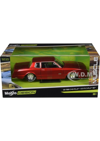 1/24 1986 Chevrolet Monte Carlo Ss Kırmızı Model Araba