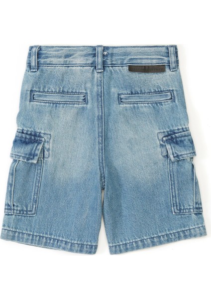 Mavi Erkek Çocuk Kargo Denim Şort fiyatları
