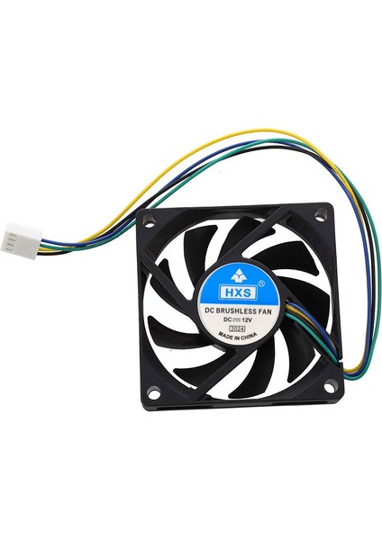 Dc 12V 8 cm 4pin Fan 8X8X1.5CM Fan 4 Pinli 8cm Fan