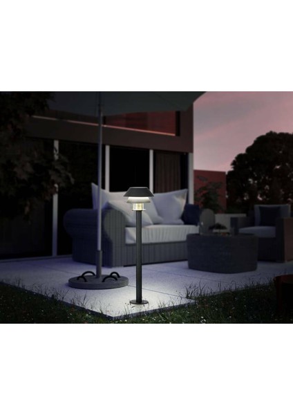 Chiappera Siyah Galvanizli Çelik Dış Mekan Yol Aydınlatması 80 cm fırsatları