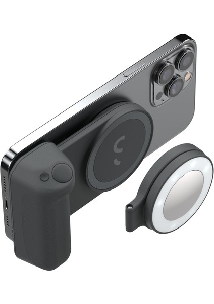 Snap Grip Siyah Magsafe Powerbank Özellikli Fotoğraf ve Video Vlog Çekim Seti fırsatları