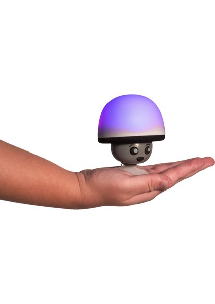 Mega Mush Siyah Işıklı Bluetooth Hoparlör