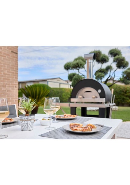 Quintetto Gri Çelik Odun Ateşli Pizza Fırını fiyatları