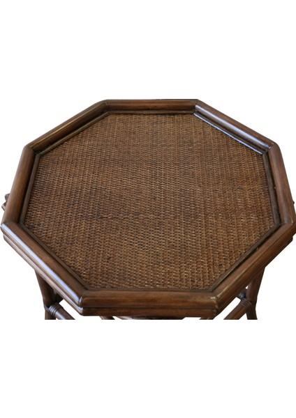 Classy Kahverengi Rattan Sehpa