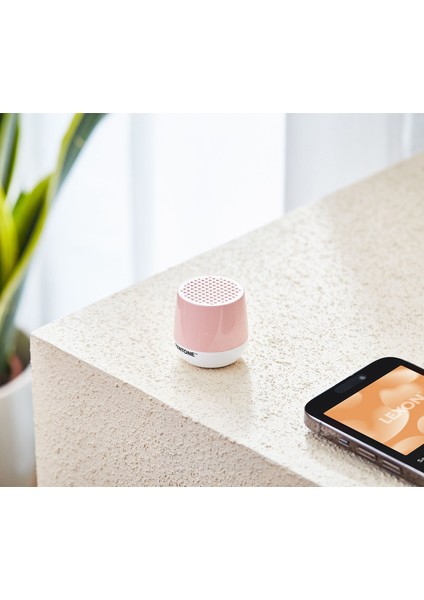 x Pantone Mino Pembe Bluetooth Hoparlör