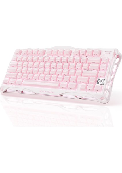 Mercury K1 Rgb Special Edition Pembe Kablosuz Mekanik Gaming Klavye