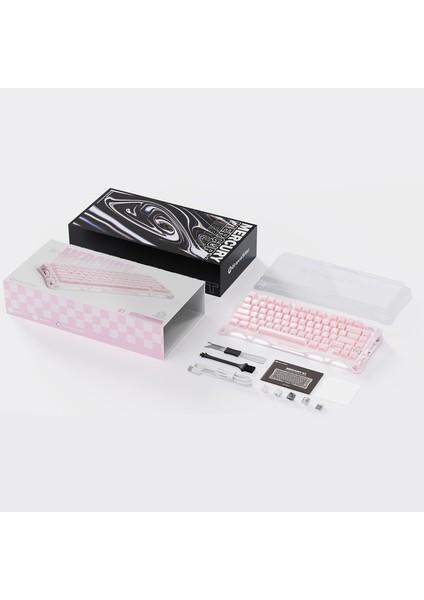 Mercury K1 Rgb Special Edition Pembe Kablosuz Mekanik Gaming Klavye