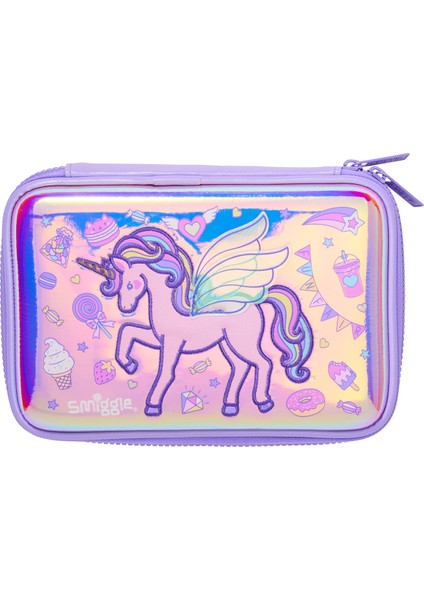 Fun Fair Lila Unicorn Desenli Kalem Kutusu