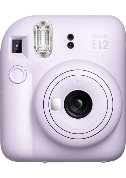 Instax Mini 12 Lila Fotoğraf Makinesi + 10'lu Film Mini Albüm ve Deri Kılıf